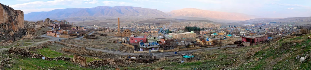 Panorama von Hasankeyf am Tigris, Provinz Batman